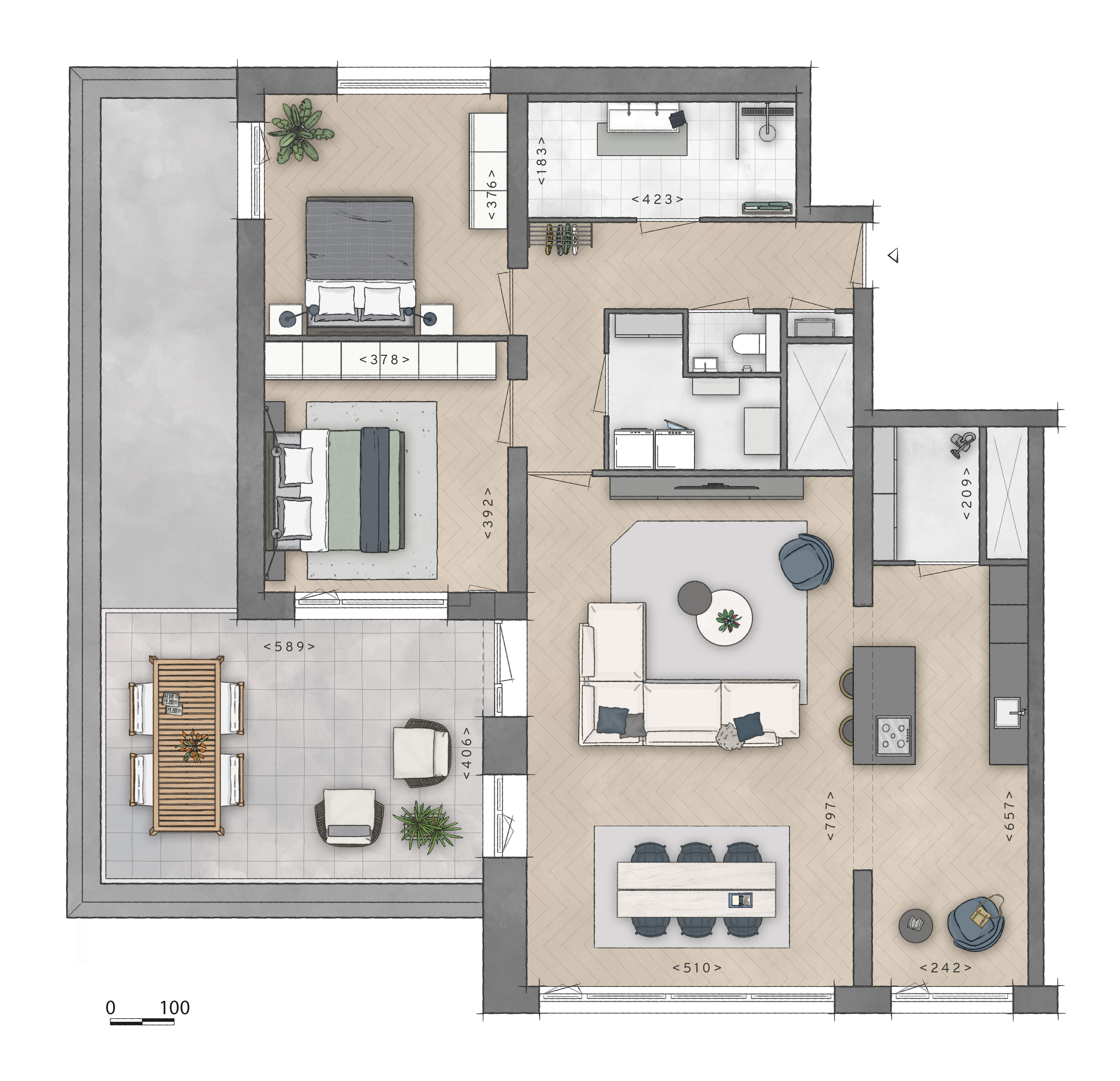 plattegrond 466J